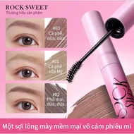 Rock Sweet Eyebrow Mascara No Smudge Waterproof Even Natural Color Long Lasting