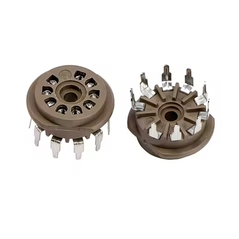 BELTON 9-Pin Electronic Tube Holder VT9- PT Electronic Tube Holder PCB Holder is Suitable For 12AX7 