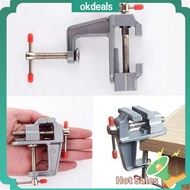 OKDEALS On Table 3.5" Aluminum Mini Tool Vise Clamp Hobby Clamp Bench Vise Table Vise