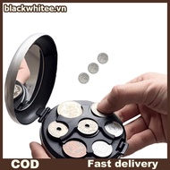 BWHTE 1PC New Coin Collection Purse Wallet Organizer Holder For Car Coin Changer Holder Mini Euro Co