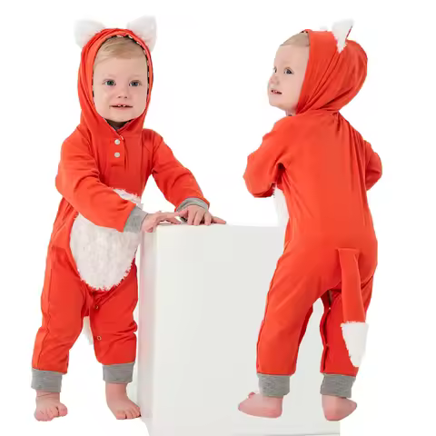 Umorden Orange Fox Costume for Baby Infant Boys Girls 0-6M 6-9M 9-12M 12-18M Autumn Spring Hoodie Ro