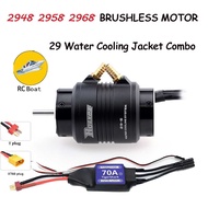 ROCKET-RC 2968 2958 2948 Brushless Motor 29-S/29-L Water Cooling Jacket 70A ESC Combo for Traxxas Bl