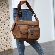 TFM-1 Pc Shoulder Bag Crossbody Bag Men'S Leisure Bag New Canvas Men'S Shoulder Bag Large Capacity M