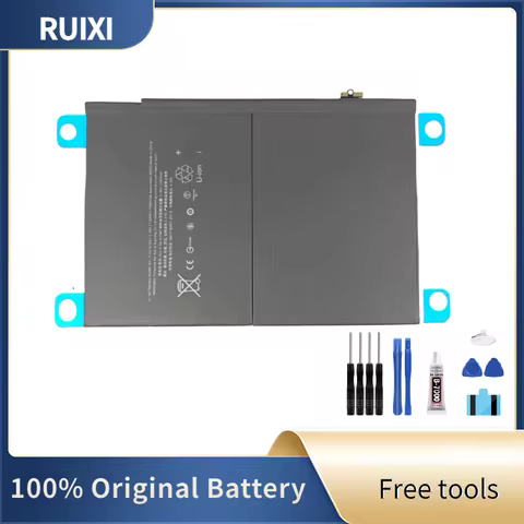 RUIXI Battery For Ipad Air 1/2/3/4/5 A1475 1954 A1566 A1547 A2152 A2154 A2288 A2072 A2324 A2588 A258