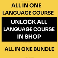 [Language Course Bundle] Learn Arabic | Chinese | Tamil | Korean | Japanese | Russia | Thai | Spanis