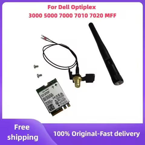 Original New for Dell Optiplex 3000 5000 7000 7010 7020 MFF Wifi Antenna Cable Card 8260NGW WiFi Wir