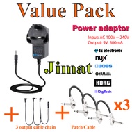 9V 1A AC-DC Power Adapter Guitar Effector power supply UK Plug