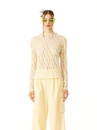 The SRT X8 Ripped Top (TBL113) 3 Colors - เสื้อยืดแขนยาว คอปีนปาด ทอลายตาข่ายพิเศษ