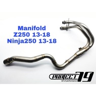 Exhaust Project79 Kawasaki Ninja250 / Z250 Full System Piping Ekzos Muffler Manifold Stainless Steel
