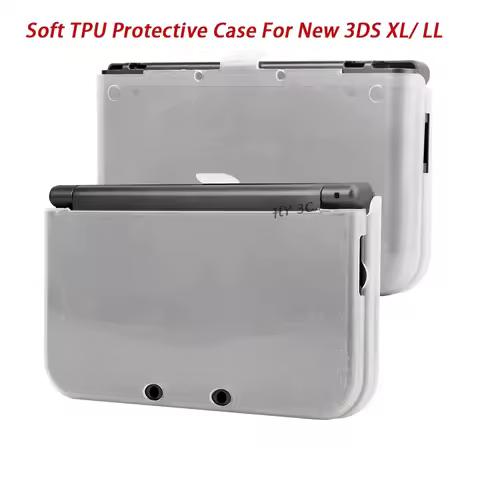 Soft TPU Glitter Color Protector Skin Cover Shell For New 3DS XL /LL Game Console Protective Case fo