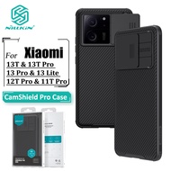 Nillkin CamShield Pro Case Xiaomi 13T Pro 13T 13 Pro 12T Pro 11T Pro 13 Lite Phone Case Camera Slider Protection luxury TPU + PC Shockproof Back Cover