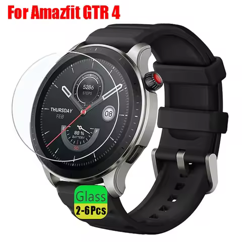 Tempered Glass Film For Amazfit GTR 4 Screen Protector Anti-scratch Shockproof HD Glass Protective F