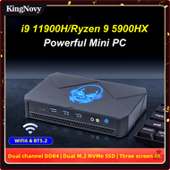 [op106] Intel i9 11900H AMD Ryzen 9 5900HX Mini PC Gamer Windows 11 Gaming Desktop Mini Computer Dua