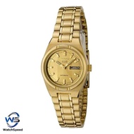 Seiko 5 SYM600K1 Analog Automatic 21 Jewels Gold Tone Stainless Steel Ladies / Womens Watch