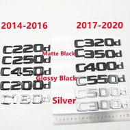 For Mercedes Benz C200d C220d C240d C250d C300d C320d C350d C400d C500d C550d Sticker Emblem Rear Ta