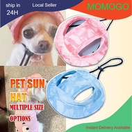 Pet Sun Hat Pets Hat with Ear Holes Adjustable Pet Hat for Dogs Cats Summer Dye Pet Cap Pet Outdoor 