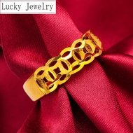 Copper Coin Ring Size One Gram Gold 96.5% Weight (1 Gram) Guaranteed Real Can Be Sold Pledge T