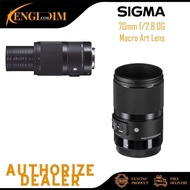 Sigma 70mm f/2.8 DG Macro Art Lens (SIGMA MALAYSIA 2 YEARS WARRANTY)