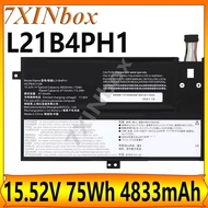 7XINbox L21B4PH1 15.52V 75Wh 4833mAh Laptop battery For Lenovo Yoga Slim 9 14IAP7 Series L21C4PH1 L2