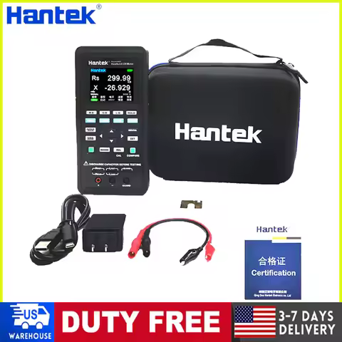 Hantek 1833C 1832C Digital LCR Meter Handheld Portable Inductance Capacitance and Resistance Measuri
