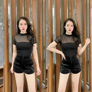 short sleeve mesh shirt Code 6231