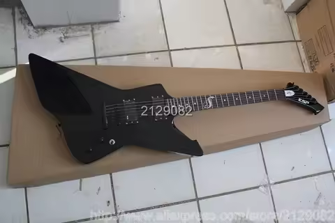 James Hetfield Signature Snakebyte Electric Guitar Black with Active Pickups New Arrival