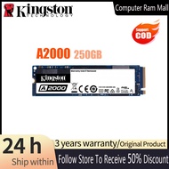 [50% coupon】Kingston A2000 250GB M.2 2280 NVMe Pcie Gen 3x4 3D NAND ổ đĩa trạng thái rắn SSD