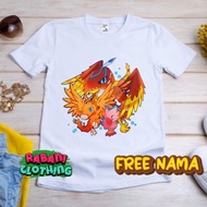 Digimon BIYOMON EVOLUTION Shirt For Kids