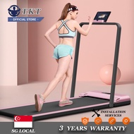 TK Treadmill Household Foldable Small Indoor Mini Fitness Electric Silent Walking Machine Ultra Quiet Treadmill