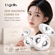 READY STOCK ORIGINAL Magnetic Eyelash UVGELLS - No Glue only 10 seconds use Eyelash/ Wasado magnetic