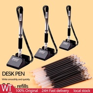 Desktop Pen Ballpen Office Bank Reception Counter Pen Table Top Pen Counter Pen with String Wire