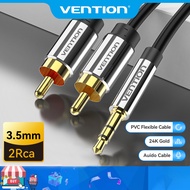 Vention 3.5mm to 2RCA Audio Cable 3.5mm male to male  audio Cable for Phone Headphone