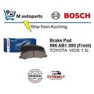 BOSCH BRAKE PAD-TOYOTA VIOS 1.5i (986 AB1 080) (FR)