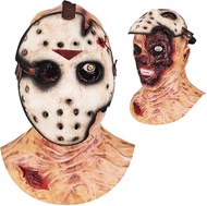 NEW Movie Jason Voorhees Mask Realistic Scary horror Helmet Halloween bilayer mask Cosplay Monster C