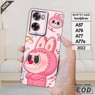 OPPO A57 Case -OPPO A76 -OPPO A77 -OPPO A77s _Cool, flexible, elastic, black silicone casing