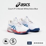 Sepatu Asics Court FF 3 Novak Putih/Biru Asics