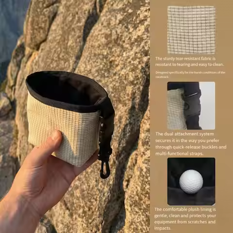 Polyester Golf Clubs And Balls Cleaning Pouches Golf Accessory Clearner Bag