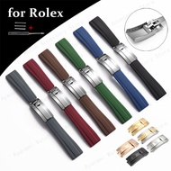 20mm for Rolex Silicone Watch Strap for Submariner for Daytona for GMT for Water Ghost Watch Band Wa