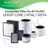 Levoit Air Purifier Filter Core 200s 600s Mini Vista 200 Vital 100s Levoit LV-H128 Air Purifier Filt