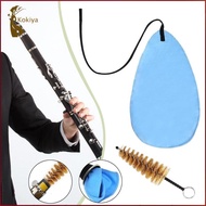 [kokiya] Clarinet Cleaning Kit Microfiber Cloth Mouthpiece Brush Wind Instrument Care for Clarinet A