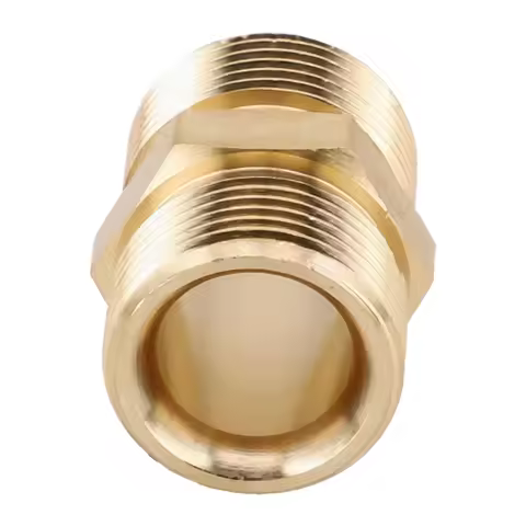 M22 14mm to 15mm Thread Hose Extension Connector Compatible with Standard High Pressure Washer Swive