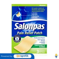 Salonpas Pain Relief Patch 3 Pcs