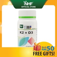 NHF Vitamin K2+ D3 维生素 (10/60 Capsules) [Exp: 10/2025]
