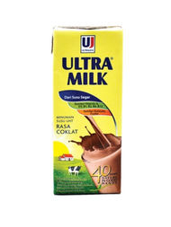 ( 1Dus ) Ultra milk susu UHT 200ml &amp; 125ml - rasa stroberi,fullcream,coklat isi 24 &amp; 40pcs