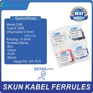 COLOR FERRULES INSULATEDSkun E7508 0.75mm. BEST QUALITY