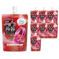 [0kcal] K-Food ORIHIRO Zero Calorie Konjac Jelly Honey Apple Flavor 130g × 8