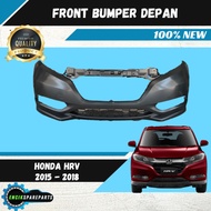 Honda Hrv 2015-2018 Front Bumper Depan With Mesh &amp; Lower Gill 100% New High Quality