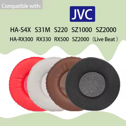 Soft Earpads for JVC HA-S4X S31M S220 Headphones RX300 RX330 RX500 Ear Cushions SZ1000 SZ2000 Live B