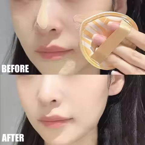 1/2/4PC Super Thick Cosmetics Puff Large Size Concealer Foundation Sponge Cushions Wet Dry Use Face 