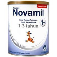 NOVALAC NOVAMIL 1+ SUSU TEPUNG RUMUSAN UNTUK KANAK-KANAK 1-3 TAHUN 800G